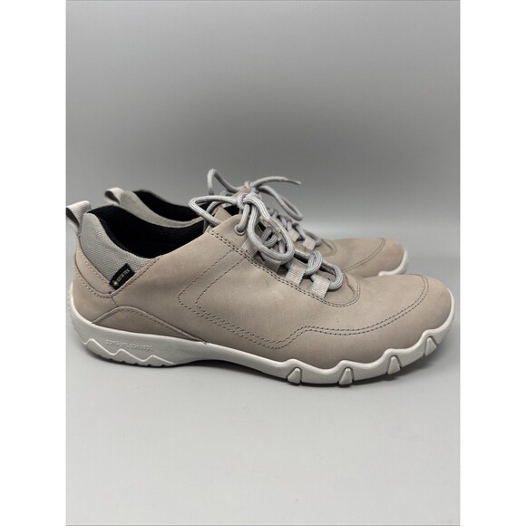 Hotter Valley Goretex Womens US 10 Beige Nubuck Waterproof Supportive - Picture 1 of 9